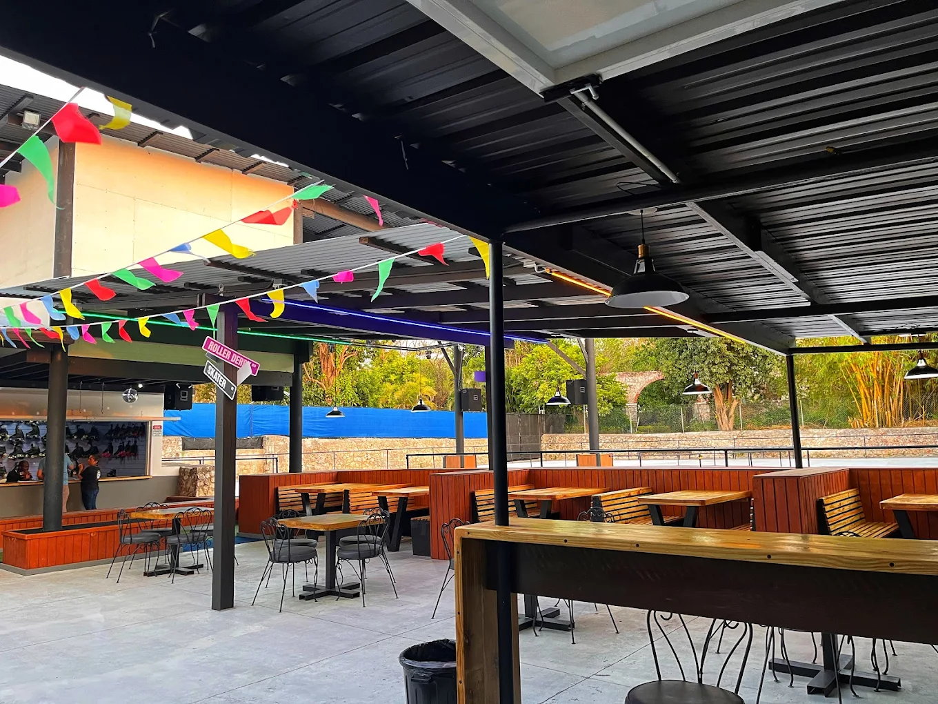 Skating rink interior